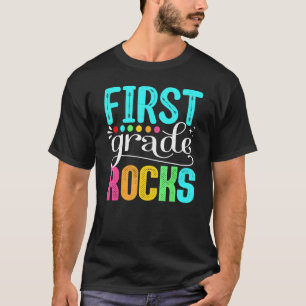 T-shirt Team First Grade Hello 1st Grade Rocks Back To Sch