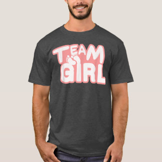 T-shirt Team Girl Baby Party Footprints Baby shower Genre