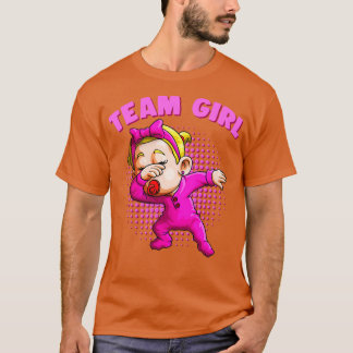 T-shirt Team Girl Funny Genre Reveal Party Dabbing Baby G