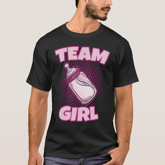 T-shirt Team Girl Gender Reveal Party Team Pink Baby Annou (Devant)