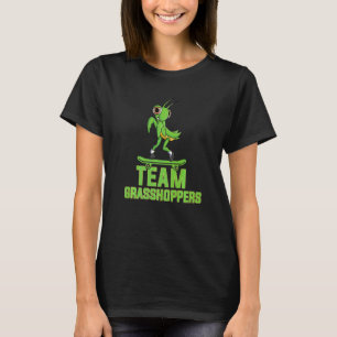 T-shirt Team Grasshopper 10 Animal Sports Cute Skateboard