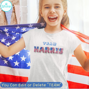 T-shirt TEAM HARRIS Kamala Harris Mignonne Drapeau Ballons