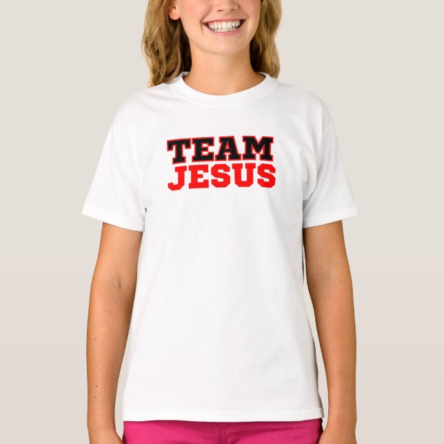 T-shirt Team Jesus Christian Faith (Devant)