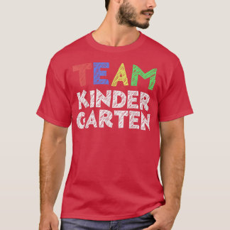 T-shirt Team Kindergarten Retour À L'École 