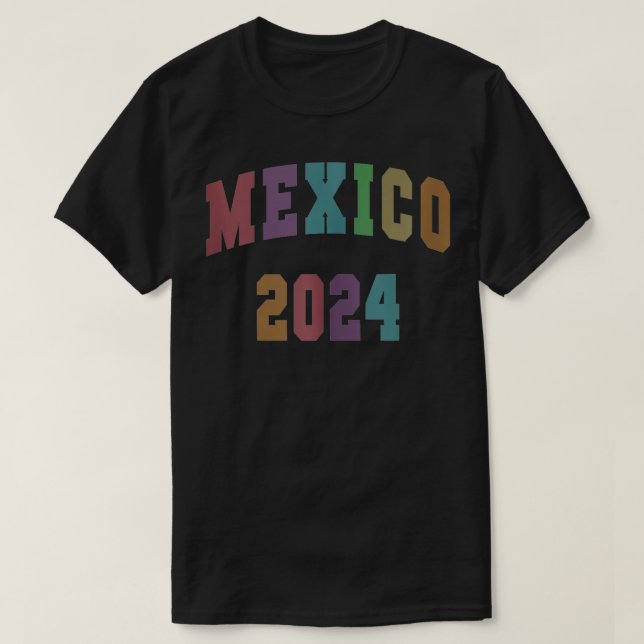 T-shirt Team MEXICO 2024 Trip Spring Break Swim Sports Sum (Design devant)