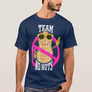 T-shirt Team No Nuts Genre révélant la grossesse faire-par