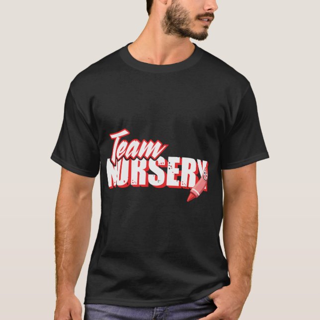 T-shirt Team Nursery Funny Backo School Gifteachers retro (Devant)