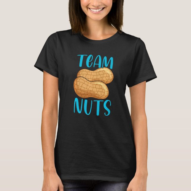 T-shirt Team Nuts Gender Reveal Party Baby Announcement Te (Devant)