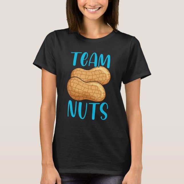T-shirt Team Nuts Gender Reveal Party Baby Announcement Te (Devant)