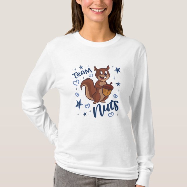 T-shirt Team Nuts Genre Revey Party Blue Boy (Devant)