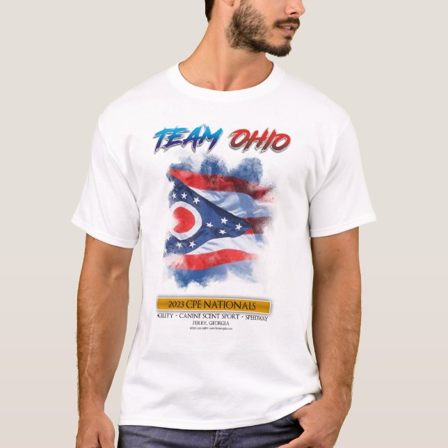 T-shirt Team Ohio Shirt - Pour CHEMISES BLANCHES SEULEMENT (Devant)