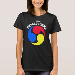 T-shirt Team Oxford Comma Funny English Grammar Club Nerd