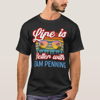 T-shirt Team Penning Riding Vivre Mieux Avec Team