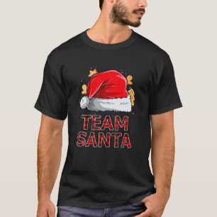 T-shirt Team Père Noël Christmas Funny Family Matching Pyj