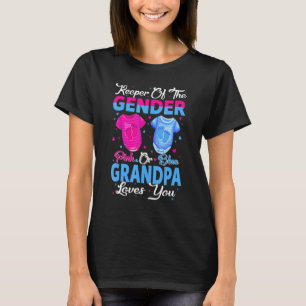 T-shirt Team Pink Ou Blue Keeper Du Genre Grand-Père Lov