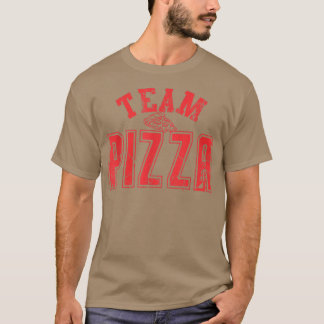 T-shirt Team Pizza appariement J'aime la pizza amoureuse p
