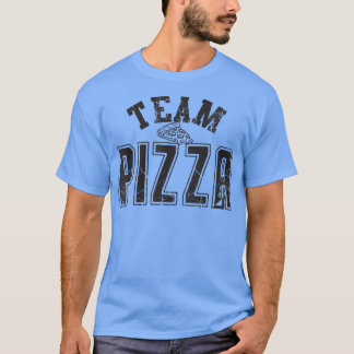 T-shirt Team Pizza appariement J'aime les amateurs de pizz