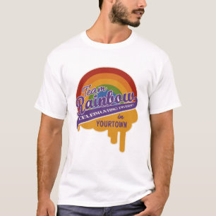 T-shirt Team Rainbow chemise personnalisée - choisir le st