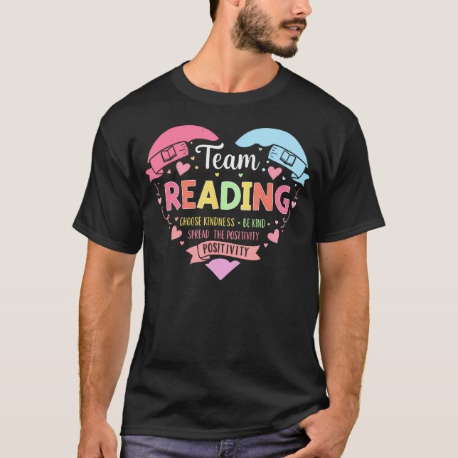 T-shirt Team Reading Teacher Science Of Reading Literacy C (Devant)