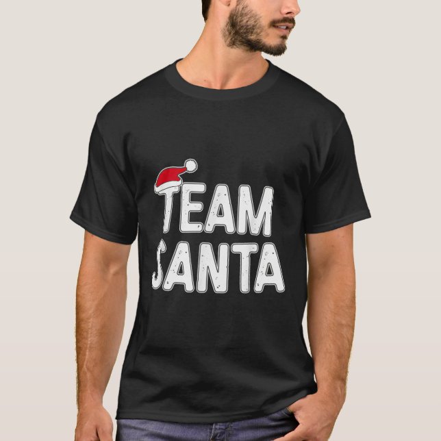 T-shirt Team Santa Shirt Adult Kids Christmas Santa Squad  (Devant)