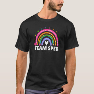 T-shirt Team Sped Rainbow Enseignant en éducation spéciale