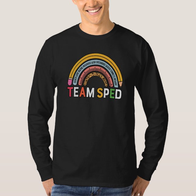 T-shirt Team SPED Teacher Special Education Speducator Wom (Devant)