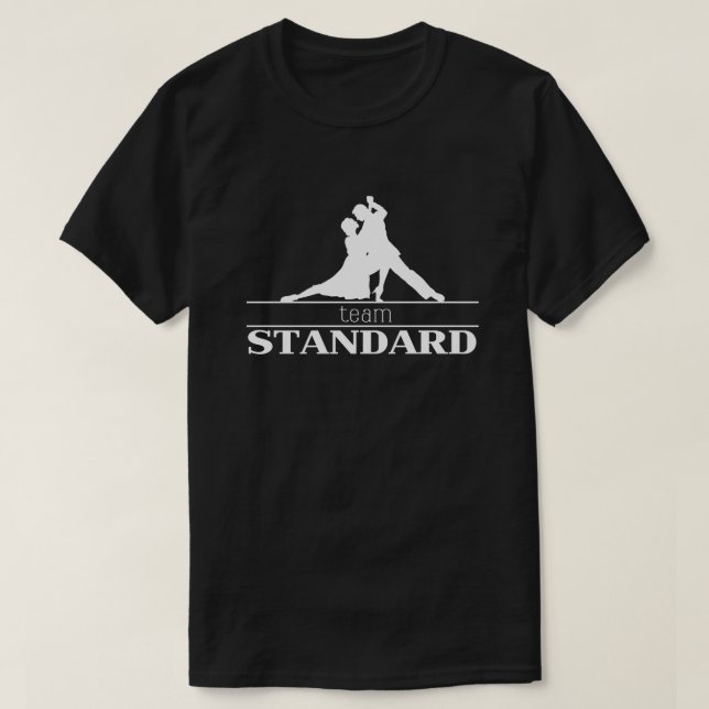 T-shirt Team Standard Ballroom Dance Silhouette (Design devant)