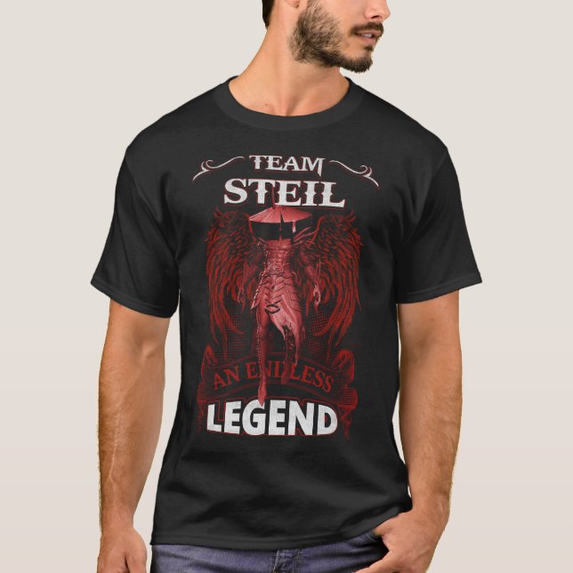 T-shirt Team STEIL - Une LÉGENDE infinie (Devant)
