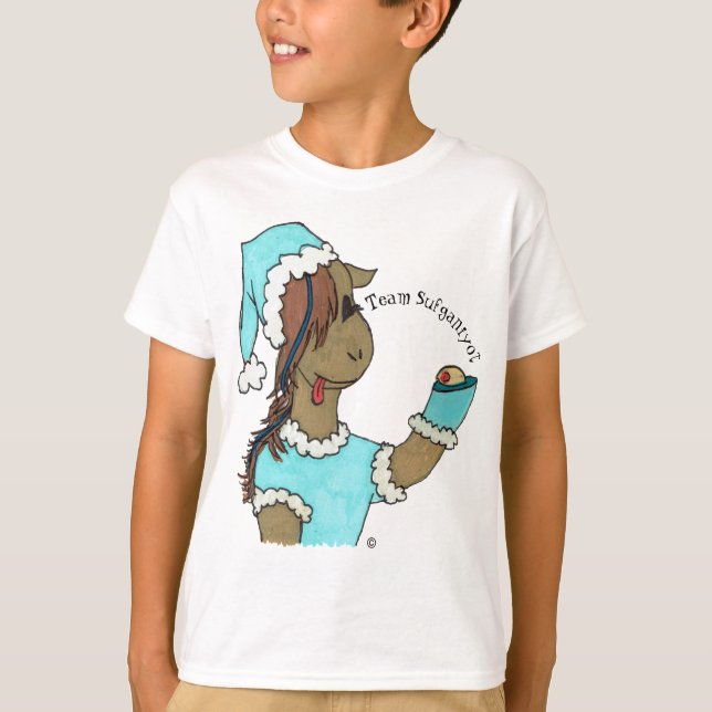 T-shirt "Team Sufganiyot" Kayla Horse (Devant)