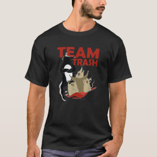 T-shirt Team Trash Rat Raccoon Opossum Animaux amusants Ga