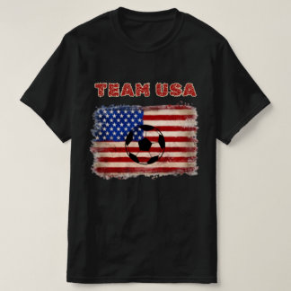 T-shirt Team USA 2026 Distressed Flag Soccer Game Day