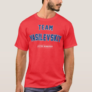 T-shirt Team Vasilevskiy Gift Fier Nom de famille Surna