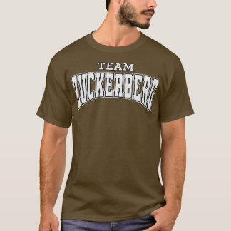 T-shirt Team Zuckerberg Supporter