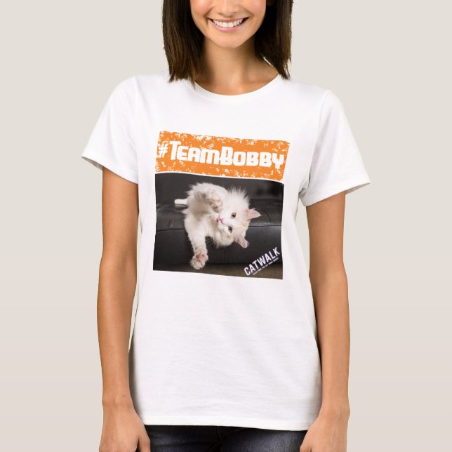 T-shirt #TeamBobby - femmes (Devant)
