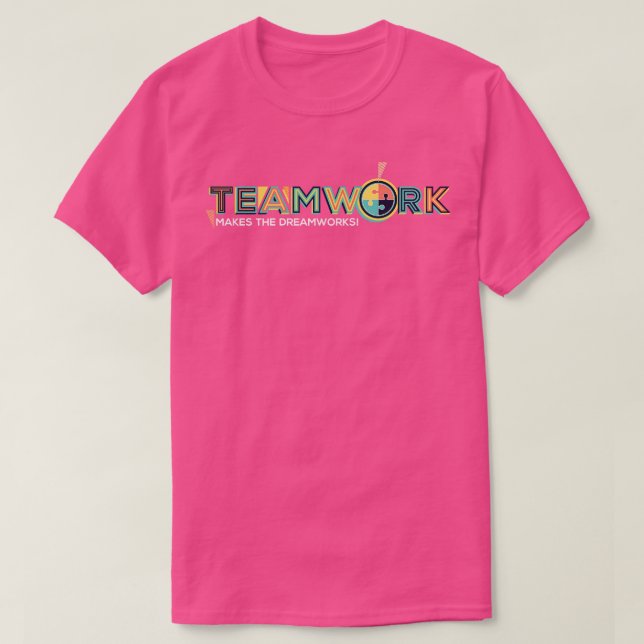 T-shirt TeamWork Fait DreamWorks (Design devant)