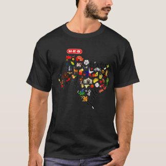 T-shirt Teas Carte Thés Fier Thés Tean Cactus Lover Thés H