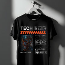 Tech Noir Cyberpunk Androide
