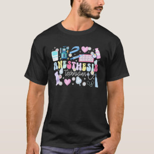 T-shirt Technicien d'anesthésie Groovy Technicien en anest