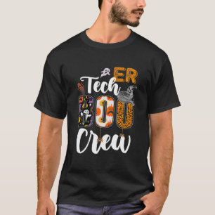 T-shirt Technicien de Boo Tech ER Infirmière Halloween Mat