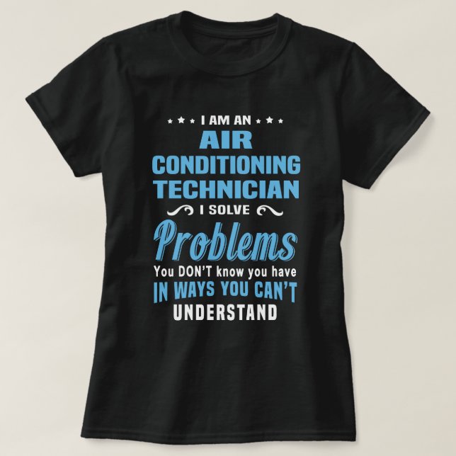 T-shirt Technicien de climatisation (Design devant)