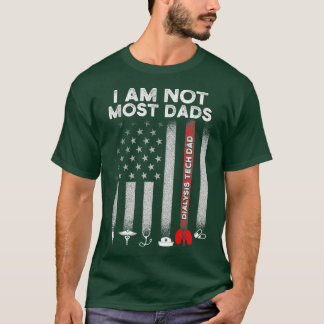 T-shirt Technicien de dialyse hommes La plupart des papas 