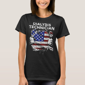 T-shirt Technicien de dialyse ouvrir la technologie de nép