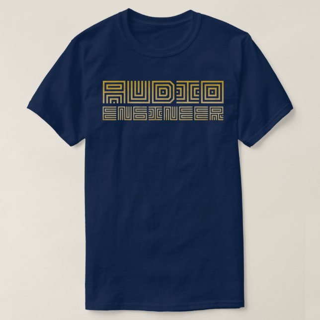 T-shirt Technicien de la production musicale Ingénieur aud (Design devant)