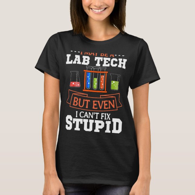 T-shirt Technicien de laboratoire Assistant de laboratoire (Devant)