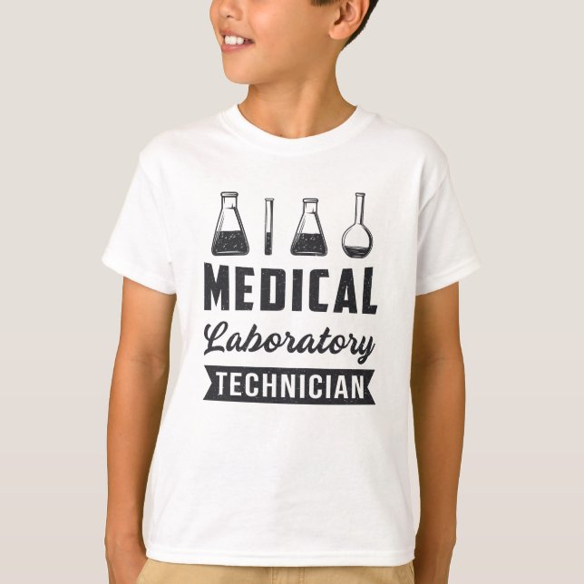T-shirt Technicien de laboratoire Médicale Funny Lab Tech  (Devant)