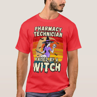 T-SHIRT TECHNICIEN DE PHARMACIE SOULEVÉ PAR UN HALLOWEEN D