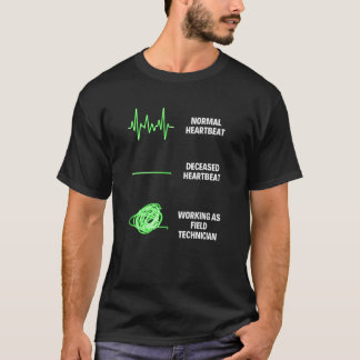 T-shirt Technicien de terrain ouvriers technicien de servi