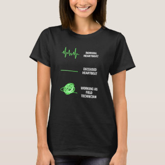 T-shirt Technicien de terrain Ouvriers Technicien de servi