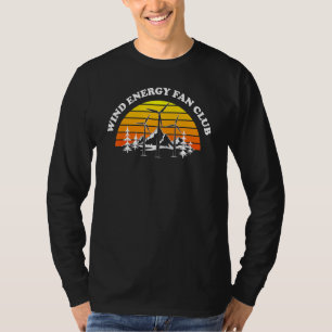 T-shirt Technicien de turbines éoliennes pour ventilateurs
