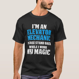 T-shirt Technicien d'entretien du poste d'ascenseur